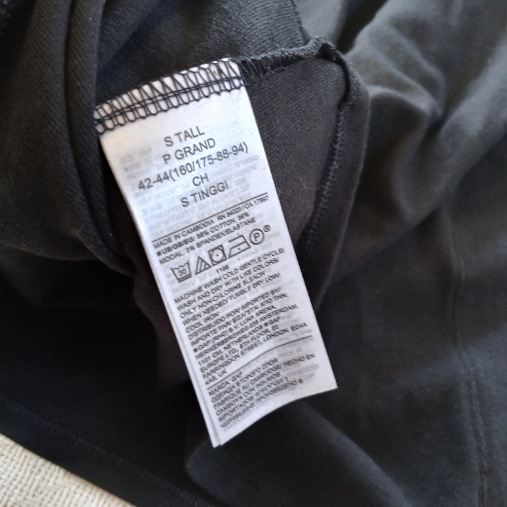 gap ♡ elbow sleeve black dress - Picture 6 of 8